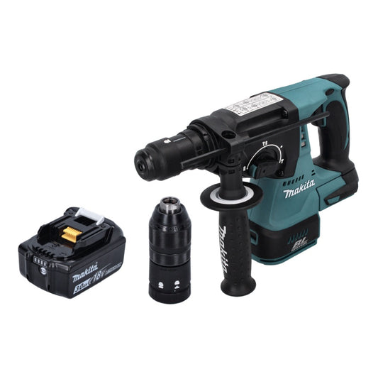 Makita DHR 243 F1 Akku Bohrhammer 18 V SDS plus Brushless + 1x Akku 3,0 Ah - ohne Ladegerät