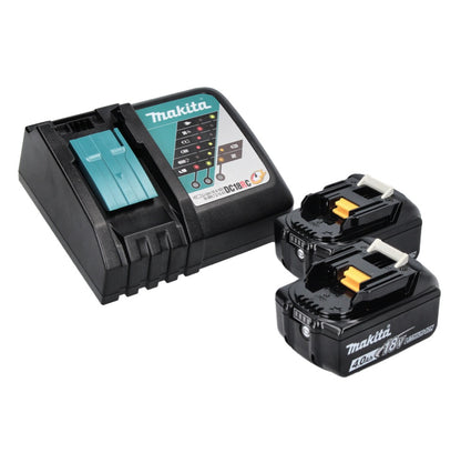 Marteau perforateur sur batterie Makita DHR 243 RM 18 V SDS plus sans balais + 2 batteries 4,0 Ah + chargeur