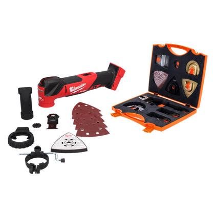 Milwaukee M18 FMT-0 outil multifonction à batterie 18 V sans balais + jeu d'accessoires 20 pièces - sans batterie, sans chargeur