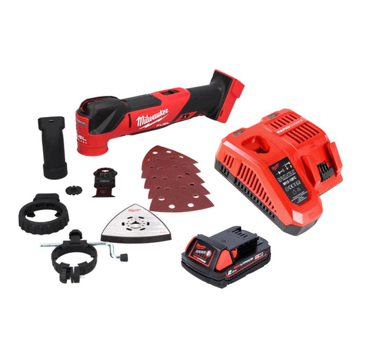 Milwaukee M18 FMT-201 FC batterie multitool 18 V brushless + 1x batterie 2,0 Ah + chargeur