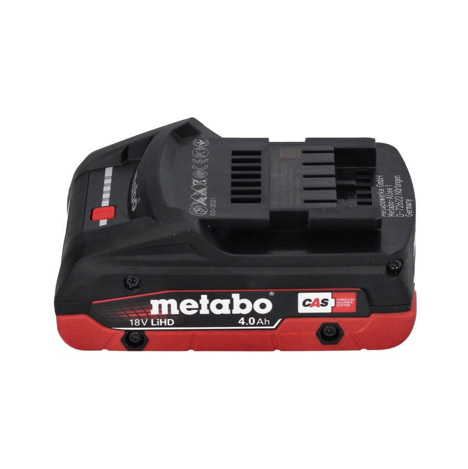 Metabo 18 V LiHD Basis Set + 4x Akku 4,0 Ah + 2x ASC 55 Ladegerät + metaBOX