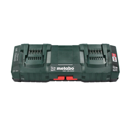 Metabo 18 V LiHD Basis Set + 2x Akku 4,0 Ah + ASC 145 DUO Ladegerät + metaBOX