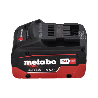 Kit de base Metabo 18 V LiHD + 2x batterie 5,5 Ah + chargeur ASC 55 + métaBOX