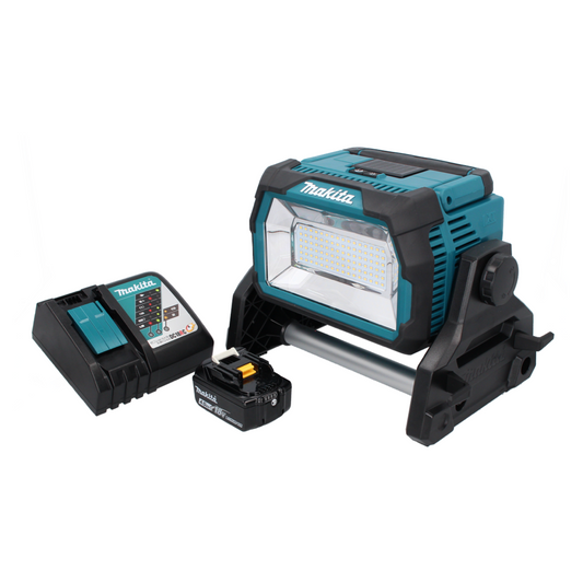 Makita DML 809 RM1 Akku LED Baustrahler 18 V 10000 lm + 1x Akku 4,0 Ah + Ladegerät