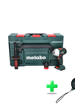 Metabo BS 18 LTX BL QI taladro atornillador a batería 18 V 130 Nm sin escobillas (602359840) + metaBOX + cinta métrica Metabo 5 metros