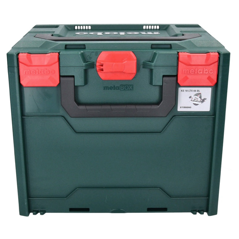 Metabo KS 18 LTX 66 BL scie circulaire sur batterie 18 V 165 mm (611866840) + metaBOX - sans batterie, sans chargeur