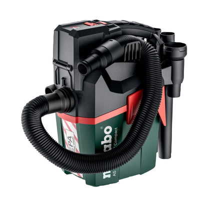 Metabo AS 18 HEPA PC Aspirateur à batterie compact 18 V 6 l (602029850) Aspirateur eau et poussière Solo avec fonction soufflante - sans batterie, sans chargeur