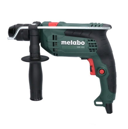 Metabo SBE 650 Set Schlagbohrmaschine 320 W 10 Nm ( 600742870 ) + 79 tlg. Bit Bohrer Set + Koffer