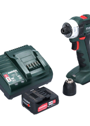 Metabo PowerMaxx BS 12 Akku Bohrschrauber 12 V 40 Nm ( 601036000 ) + 1x Akku 2,0 Ah + Ladegerät - Toolbrothers