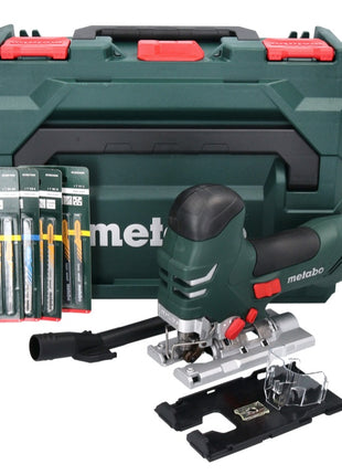 Metabo STE 140 Plus Set sierra de calar pendular 750 W (601403510) + 20x hojas de sierra de calar + metaBOX