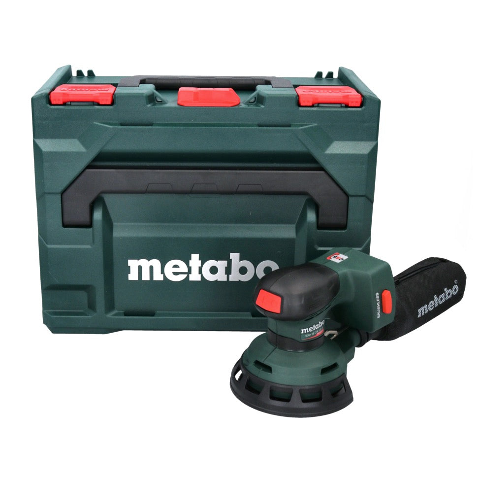 Ponceuse excentrique sur batterie Metabo SXA 18 LTX 125 BL 18 V 125 mm (600146840) brushless + metaBOX - sans batterie, sans chargeur