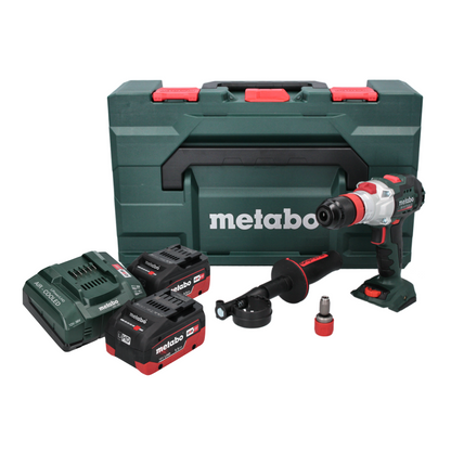 Perceuse à percussion sur batterie Metabo SB 18 LTX BL QI 18 V 130 Nm (602361660) sans balais + 2x batterie 5,5 Ah + chargeur + métaBOX