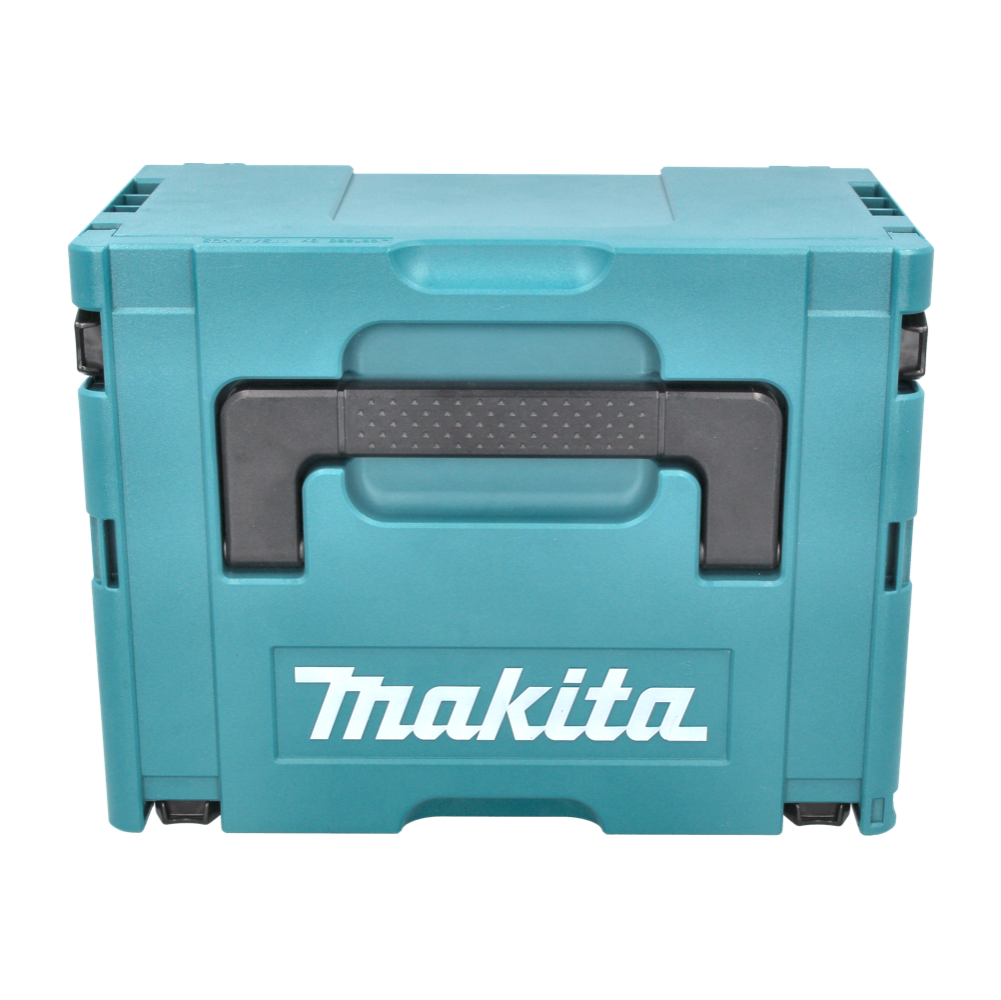 Kit source d'alimentation Makita 18 V avec 2x batterie BL 1860 B 6,0 Ah (2x 197422-4) + chargeur rapide multi DC 18 RE (198720-9) + Makpac