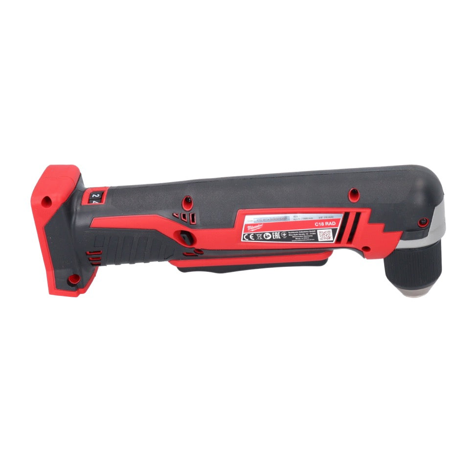 Perceuse d'angle sans fil Milwaukee C18 RAD-0 18 V 20 Nm Solo (4933427189) - sans batterie, sans chargeur