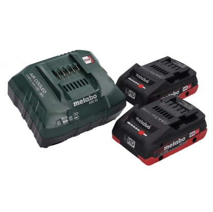 Scie circulaire sur batterie Metabo KS 18 LTX 66 BL 18 V 165 mm + 2x batteries 4,0 Ah + chargeur + métaBOX