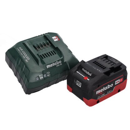 Scie circulaire sur batterie Metabo KS 18 LTX 66 BL 18 V 165 mm + 1x batterie 5,5 Ah + chargeur + métaBOX