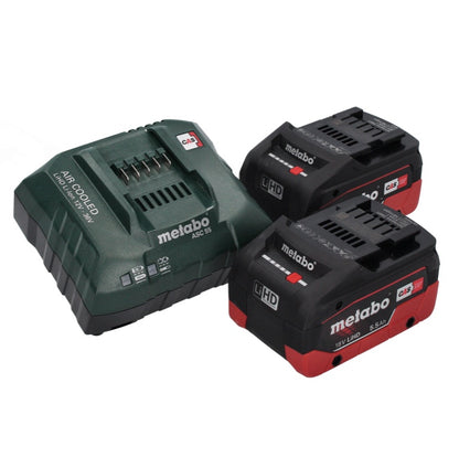 Scie circulaire sur batterie Metabo KS 18 LTX 66 BL 18 V 165 mm (611866660) + 2x batterie 5,5 Ah + chargeur + métaBOX