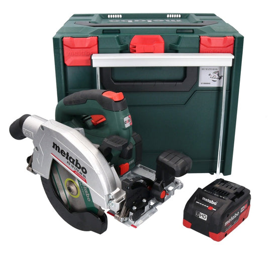 Scie circulaire sans fil Metabo KS 18 LTX 66 BL 18 V 165 mm + 1x batterie 8,0 Ah + metaBOX - sans chargeur