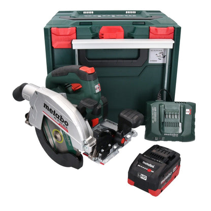 Scie circulaire sur batterie Metabo KS 18 LTX 66 BL 18 V 165 mm + 1x batterie 8,0 Ah + chargeur + métaBOX