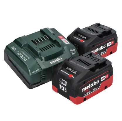 Metabo KS 18 LTX 66 BL Akku Handkreissäge 18 V 165 mm + 2x Akku 10,0 Ah + Ladegerät + metaBOX