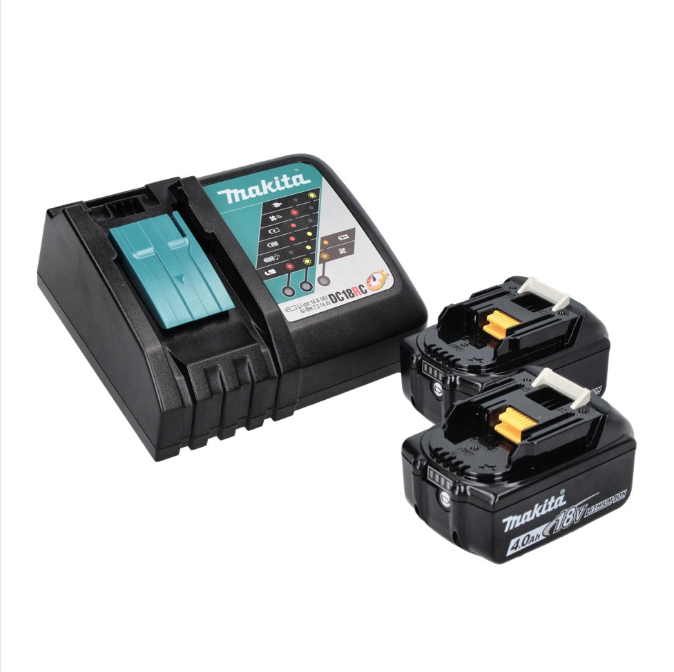 Makita DDF 486 RM perceuse-visseuse sans fil 18 V 130 Nm sans balai + 2x batteries 4,0 Ah + chargeur