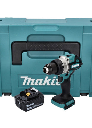 Makita DDF 486 T1J perceuse-visseuse sans fil 18 V 130 Nm sans balais + 1x batterie 5,0 Ah + Makpac - sans chargeur