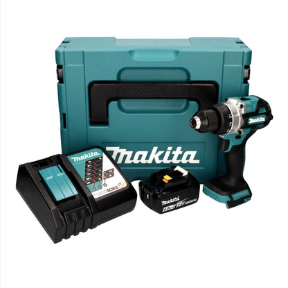 Makita DDF 486 RG1J perceuse-visseuse sans fil 18 V 130 Nm sans balais + 1x batterie 6,0 Ah + chargeur + Makpac