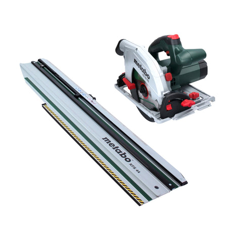 Scie circulaire manuelle Metabo KS 66 FS 1500 W 190 mm + 1x lame de scie + rail de coupe KFS 44