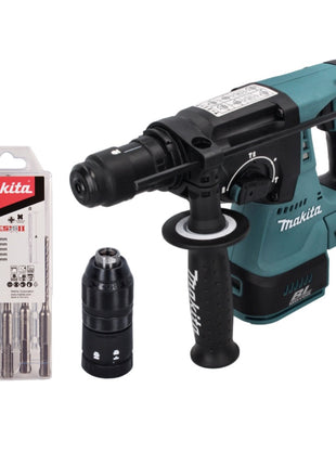 Makita DHR 243 Z marteau perforateur sans fil 18 V 2,0 J SDS plus sans balais + jeu de 5 perceuses - sans batterie, sans chargeur