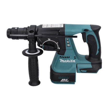 Makita DHR 243 Z Akku Bohrhammer 18 V 2,0 J SDS plus Brushless + 5 tlg. Bohrer Set - ohne Akku, ohne Ladegerät