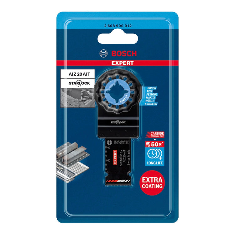 Bosch EXPERT AIZ 20 AIT Tauchsägeblatt Starlock 20 x 40 mm 5 Stk. ( 2608900013 ) für Metall Carbide MetalMax - Nachfolger von 2608662034 - Toolbrothers