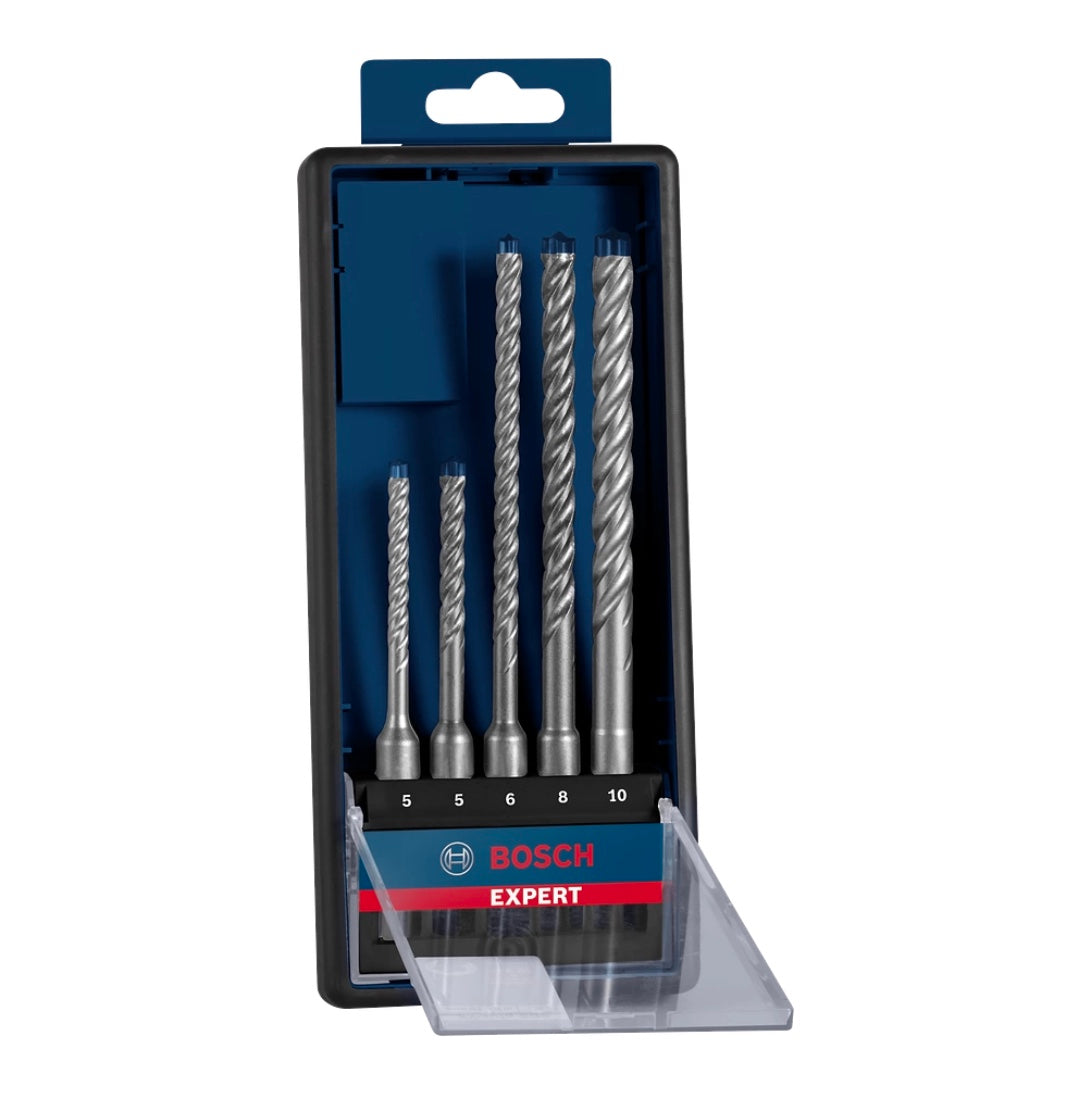 Bosch EXPERT SDS Plus-7X Hammerbohrer Set 5 - 10 mm 5 tlg. ( 2608900197 ) für Beton / Stein - Nachfolger von 2608576199 - Toolbrothers