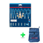 Bosch EXPERT SelfCut Speed ​​juego fresas planas 7 piezas + mochila Bosch Expert