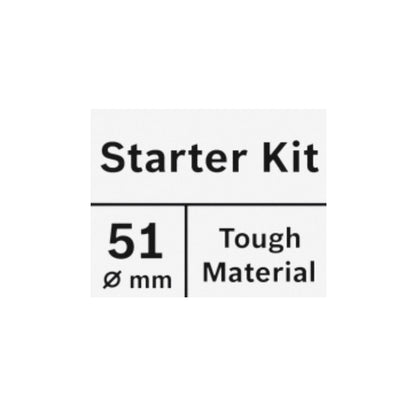 Bosch EXPERT Tough Material Kit de démarrage pour scie cloche 51 x 60 mm Carbure (2608900449) Universel - Successeur de 2608594252