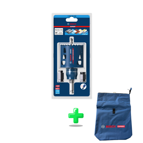 Bosch EXPERT Kit de démarrage pour scie cloche pour matériaux durs + sac à dos Bosch Expert