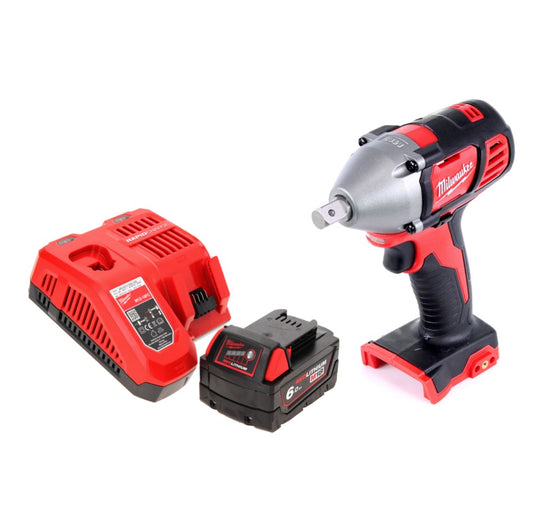 Milwaukee M18 BIW12-601FC Akku Schlagschrauber 18 V 240 Nm 1/2" + 1x Akku 6,0 Ah + Ladegerät