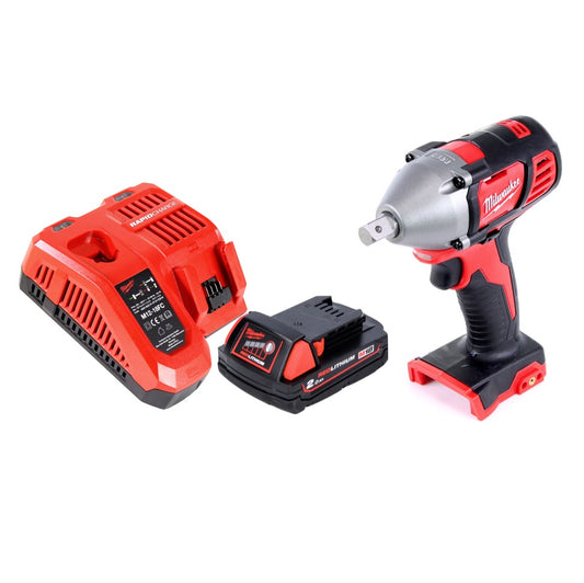 Milwaukee M18 BIW12-201FC Akku Schlagschrauber 18 V 240 Nm 1/2" + 1x Akku 2,0 Ah + Ladegerät