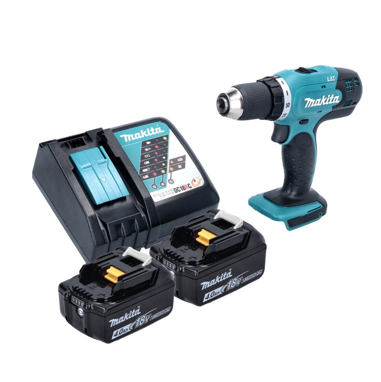 Makita DDF 453 RM Akku Bohrschrauber 18 V 42 Nm + 2x Akku 4,0 Ah + Ladegerät - Toolbrothers