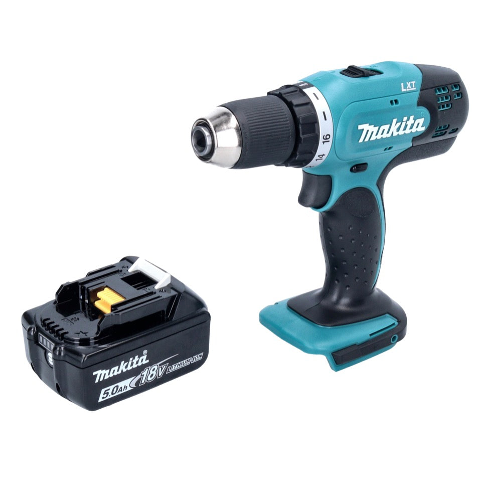 Makita DDF 453 T1 Akku Bohrschrauber 18 V 42 Nm + 1x Akku 5,0 Ah - ohne Ladegerät - Toolbrothers