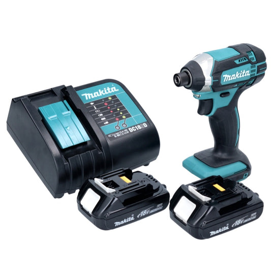 Clé à chocs sans fil Makita DTD 152 SY 18 V 165 Nm + 2x batteries 1,3 Ah + chargeur