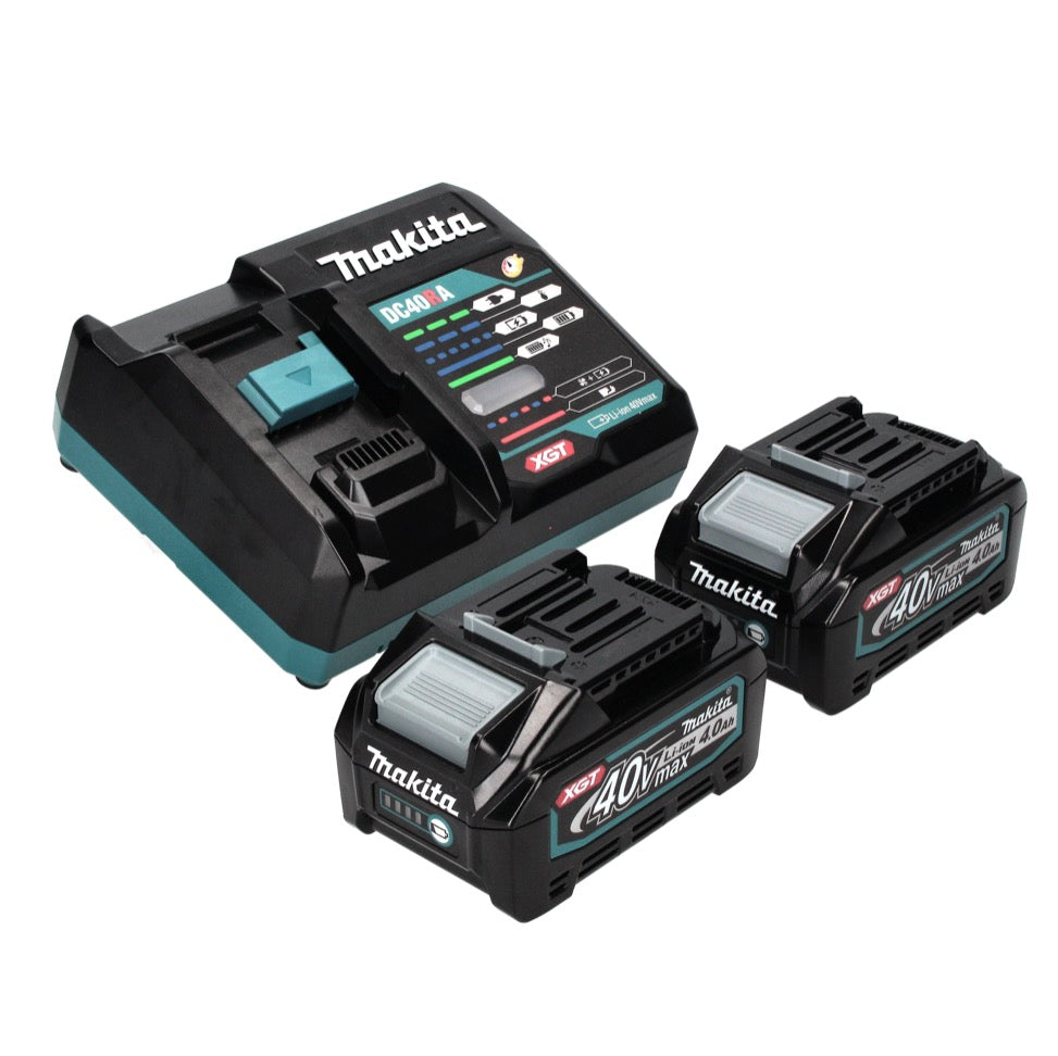 Makita HP 002 GM201 perceuse à percussion sans fil 40 V 64 Nm sans balais + 2 batteries 4,0 Ah + chargeur