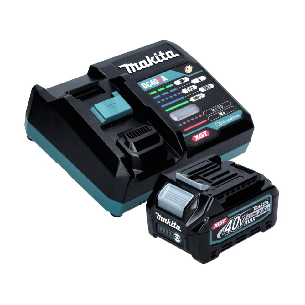 Makita HP 002 GD101 perceuse à percussion sans fil 40 V 64 Nm sans balai + 1x batterie 2,5 Ah + chargeur + Makpac