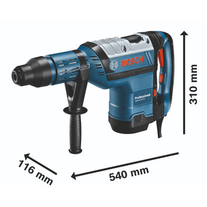 Bosch GBH 8-45 DV Marteau perforateur professionnel Boschhammer 1500 W 12,5 J SDS-Max (0611265000) + mallette