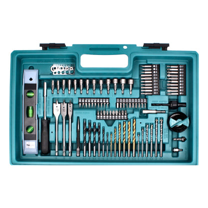 Makita DHP 485 STX5 Akku Schlagbohrschrauber 18 V 50 Nm Brushless + 1x Akku 5,0 Ah + Ladegerät + 101 tlg. Zubehör Set + Koffer