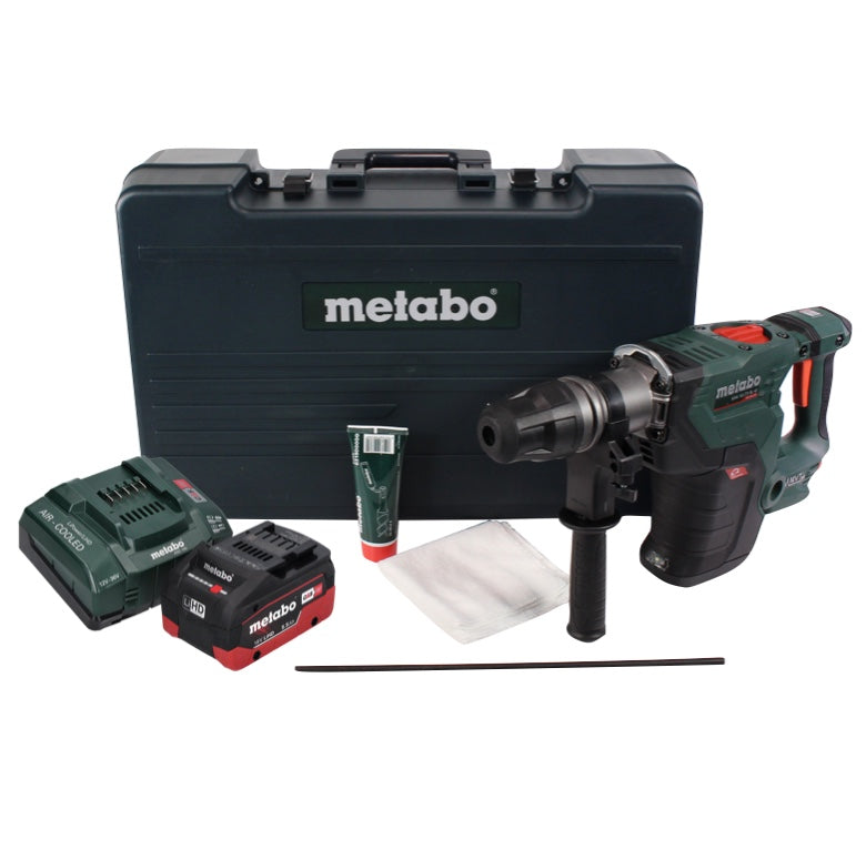 Metabo KHA 18 LTX BL 40 marteau combiné à batterie 18 V 8,6 J brosses SDS max + 1x batterie 5,5 Ah + chargeur + coffret