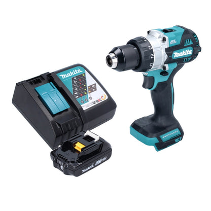 Makita DHP 486 RA1 Akku Schlagbohrschrauber 18 V 130 Nm Brushless + 1x Akku 2,0 Ah + Ladegerät