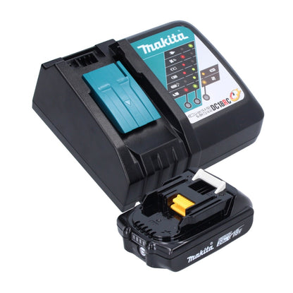 Makita DHP 486 RA1 perceuse à percussion sans fil 18 V 130 Nm sans balais + 1 batterie 2,0 Ah + chargeur