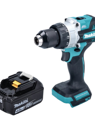 Makita DHP 486 M1 Akku Schlagbohrschrauber 18 V 130 Nm Brushless + 1x Akku 4,0 Ah - ohne Ladegerät