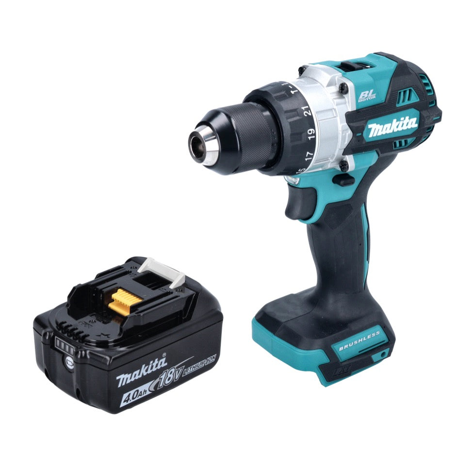 Makita DHP 486 M1 perceuse à percussion sans fil 18 V 130 Nm sans balai + 1x batterie 4,0 Ah - sans chargeur