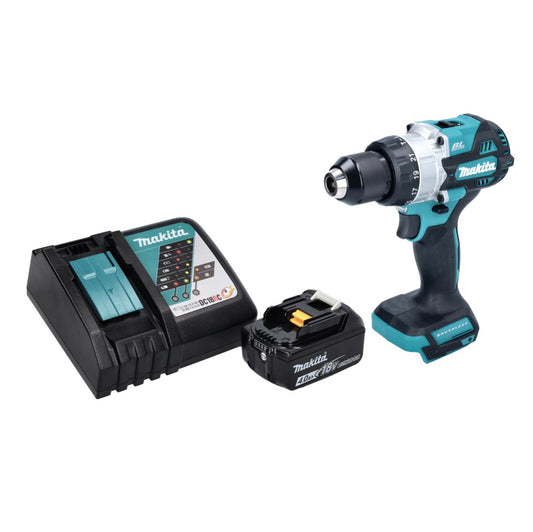 Makita DHP 486 RM1 perceuse à percussion sans fil 18 V 130 Nm sans balai + 1x batterie 4,0 Ah + chargeur